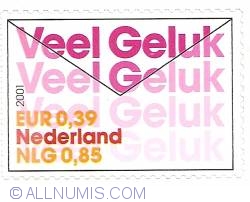 Image #1 of 0,39 Euro - 0,85 Gulden 2001