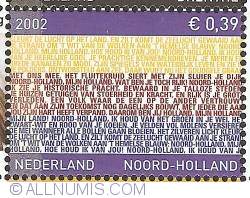 0,39 Euro 2002 - 12 Provinces - North-Holland