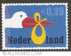 Image #1 of 0,39 Euro 2002 - Birth Stamp