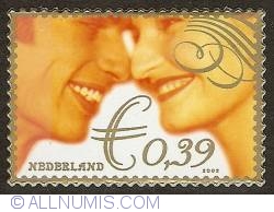 Image #1 of 0,39 Euro 2002 - Wedding Stamp