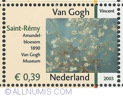Image #1 of 0,39 Euro 2003 - Vincent van Gogh - Almond Blossom (1890)