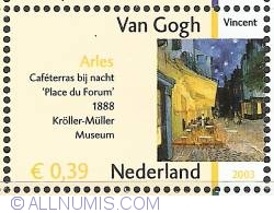 0,39 Euro 2003 - Vincent van Gogh - Cafe Terrace at Night (1888)