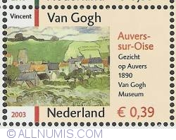 Image #1 of 0,39 Euro 2003 - Vincent van Gogh - View on Auvers (1890)