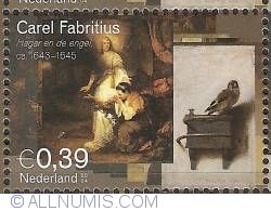 Image #1 of 0,39 Euro 2004 - Carel Fabritius - Hagar and the Angel
