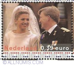 0,39 Euro 2004 - Wedding Willem-Alexander and Maxima