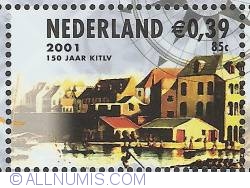 0,39 Euro - 85 Cent 2001 - Buildings in Willemstad, Curaçao