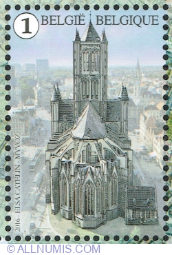 "1" 2016 - Saint Nicholas' Church, Ghent