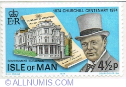 Image #1 of 4 1/2 Pence 1974 - Churchill, Sir Winston