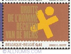 Image #1 of 0,41 Euro 2002 - Human Rights