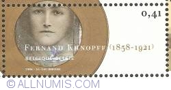 0,41 Euro 2004 - Fernand Khnopff - Brown Eyes and a Blue Flower