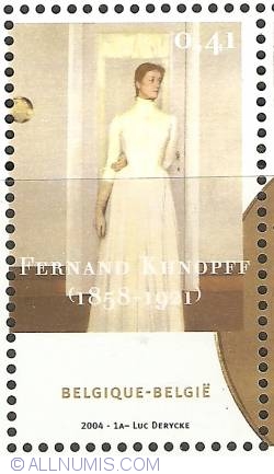 Image #1 of 0,41 Euro 2004 - Fernand Khnopff - Portrait of Marguerite Khnopff
