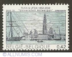 0,42 Euro 2002 - 150th Anniversary of University Antwerp
