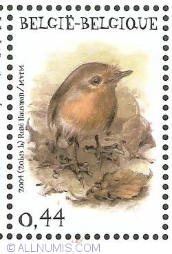 Image #1 of 0,44 Euro 2004 - European Robin (Erithacus rubecula)