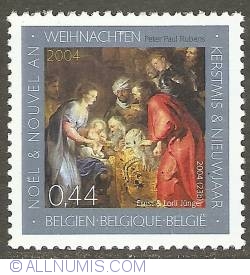 Image #1 of 0,44 Euro 2004 - Christmas - P.P. Rubens - The Adoration by the Wise Men
