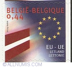 0,44 Euro 2004 - Enlargement of the EU - Latvia