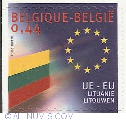 0,44 Euro 2004 - Enlargement of the EU - Lithuania