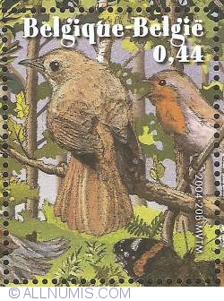 Image #1 of 0,44 Euro 2004 - Nightingale and Robin