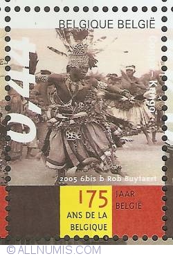 0,44 Euro 2005 - 175th Anniversary of Belgium - Congo
