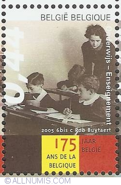 0,44 Euro 2005 - 175th Anniversary of Belgium - Education
