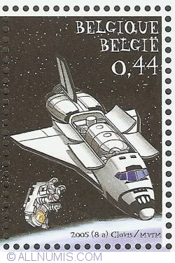 0,44 Euro 2005 - Belgica 2006 - Space Shuttle