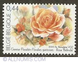 0,44 Euro 2005 - Floralies of Ghent - Rosa Belinda