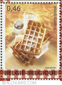 Image #1 of 0,46 Euro 2006 - Belgian Food - Belgian Waffles