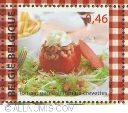 Image #1 of 0,46 Euro 2006 - Belgian Food - Tomato filled with Shrimps