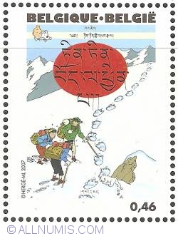 Image #1 of 0,46 Euro 2007 - Tintin in Tibet (Tibetan)