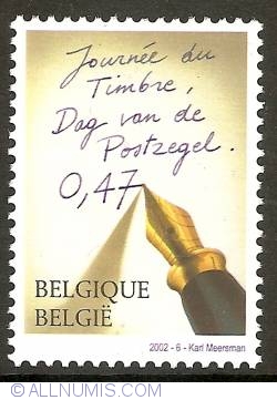 Image #1 of 0,47 Euro 2002 - Day of the Stamp