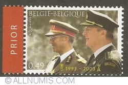 0,49 Euro 2003 - King Baudouin and King Albert II