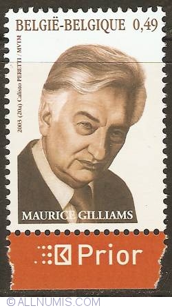 Image #1 of 0,49 Euro 2003 - Maurice Gilliams (with prior-tab)