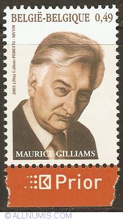 0,49 Euro 2003 - Maurice Gilliams (with prior-tab)