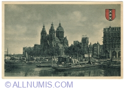 Image #1 of Amsterdam - Prins hendrikkade with St. Nicholas Church