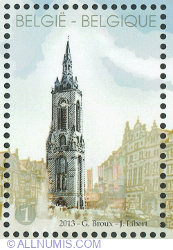Image #1 of "1" 2013 - Belfry at Tournai's Grand-Place