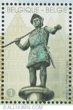 Image #1 of "1" 2013 - Statuia „Jurământul” de la Grand-Place din Tournai