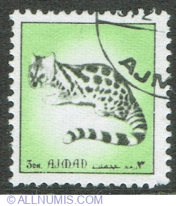 Image #1 of 3 Dirham 1972 - Genet (Genetta sp.)