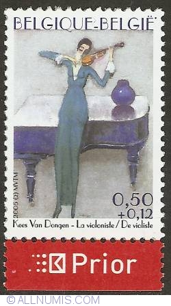 0,50 + 0,12 Euro 2005 - Kees Van Dongen - The Violin Player