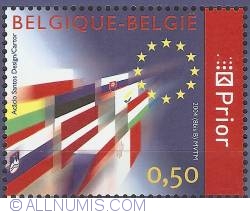 0,50 Euro 2004 - New European Members (Prior at right)