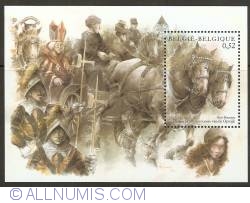 0,52 Euro 2002 - St. Paul's Horse procession of Opwijk - Souvenir Sheet