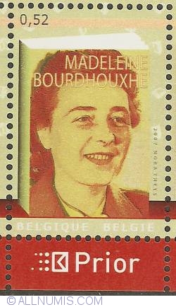 Image #1 of 0,52 Euro 2007 - Madeleine Bourdouxhe
