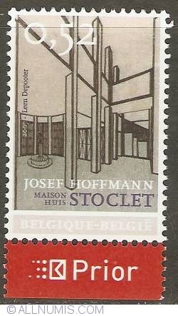 Image #1 of 0,52 Euro 2007 - Stoclet Palace by Josef Hoffmann