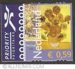 Image #1 of 0,59 Euro 2003 - Vincent van Gogh - Sun Flowers