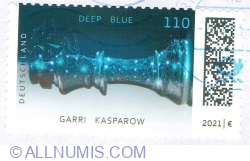 110 Euro Cent 2021 - Deep Blue Defeats Kasparov