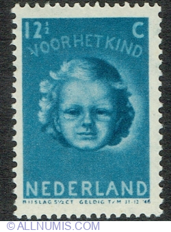 Image #1 of 12 1/2 + 5 1/2 Cent 1945 - Child's Head