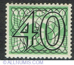 40 Cents 1940 - Overprint