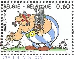 0,60 Euro 2005 - Asterix in Belgium - Obelix and Dogmatix (Idéfix)