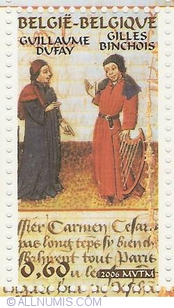 Image #1 of 0,60 Euro 2006 - Guillaume Dufay and Gilles Binchois