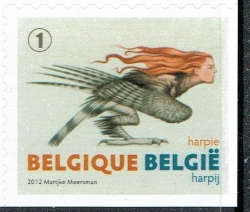 "1" 2012 - Mythical creatures : Harpy - Harpie - Harpij