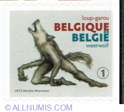 "1" 2012 - Mythical creatures : Werewolf - Weerwolf - Loup-garou