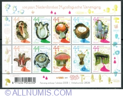 Image #1 of 10 x 44 Euro cent 2008 - 100 Years Mycological Association